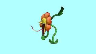 Green Screen Cuphead Flower Boss - Cagney Carnation - Floral Fury