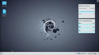 Debian 10 Testing KDE Run Through