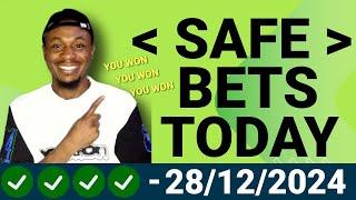 Football Prediction Today 28-12-2024 | Betting tips Today | Safe investments