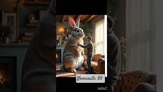 #When British Bunny Met American Love"Tea, Carrots & Love#A UK Bunny vs# USA Heart