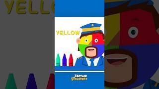 Let's Paint The Face Of Captain Discovery| #shorts #educationalvideosforkids
