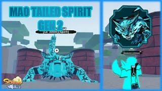 Mao Tailed Spirit Gen 2 Showcase | Shindo Life