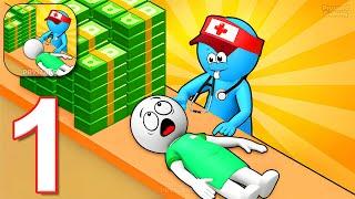 Hospital Simulator Doctor Game - Gameplay Walkthrough Part 1 - Run Medical Clinic (iOS, Android)