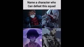 The 4 fatui harbingers  #genshinimpact #fatui #scaramouche #arlecchino #capitano #childe