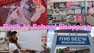  back to school shopping: senior year  | new supplies, shopping haul, + more