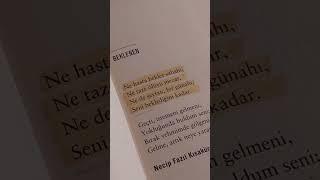 Beklenen Şiiri..  #şiir #aşk #sevda #özlem #ayrılık #vuslat #ümit #necipfazılkısakürek #çile