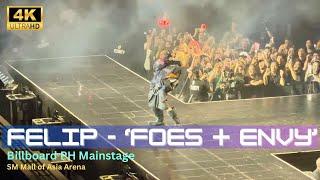 [FANCAM] FELIP - 'Foes + Envy' Performance at Billboard PH Mainstage SM MOA Arena (101524)