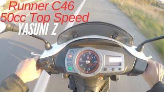 Gilera Runner SP 50 Top Speed & Acceleration Yasuni Z 100+ kmh