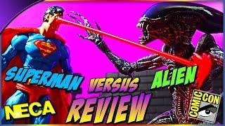 SDCC 2019 Exclusive:  NECA Superman vs Alien Set REVIEW