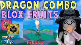 The BEST Dragon Combo in BloxFruits