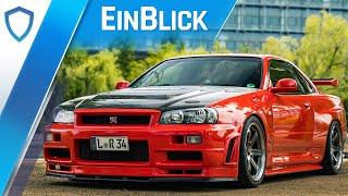 Nissan Skyline GT-R R34 (1999) - King vom Ring! Wir sind FEUER & FLAMME  @Skylinesusky