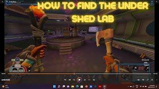 Grounded: How to find the undershed lab!!