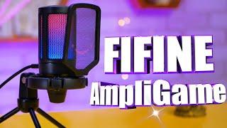 Обзор и тесты микрофона FIFINE AmpliGame! Поговорил, спел, и офигел...