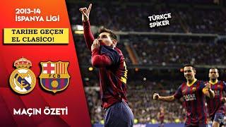 Real Madrid 3-4 Barcelona | 2013-14 La Liga - Türkçe Spiker