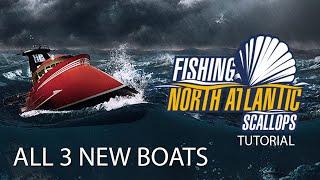 Fishing: North Atlantic - New Scallop DLC and all 3 new boats!