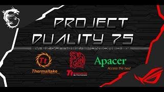 THERMALTAKE CORE P7 MOD, PROJECT: DUALITY 75, LOG #1