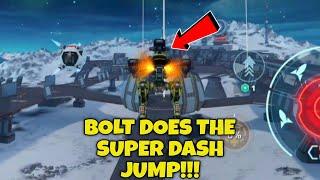 BOLT ROBOT DOES THE SUPER DASH JUMP IN WAR ROBOTS!!! #warrobots #wr #bolt #shorts #short