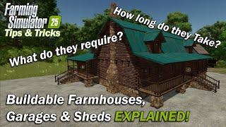 We build out ALL the buildable items in Farming Simulator 25