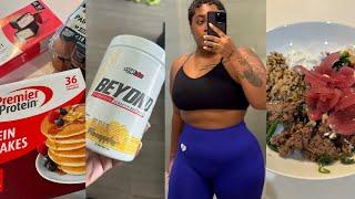 VLOG| Diet REVAMP| Pantry clean out + active recovery + macros on point! + hamstring/glute workout