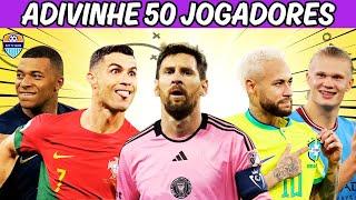 ADIVINHE 50 JOGADORES DE FUTEBOL - quiz de futebol 2024 - fut tv quiz