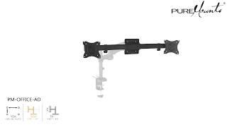 PureMounts PM-OFFICE-AD Dual-Screen Adapter - Spezifikationen und Funktionen