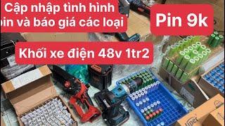 Cập nhập tình hình và báo giá tất cả các loại pin tại CH lh ngay 0978049426