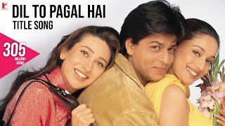 Dil To Pagal Hai Song | Shah Rukh Khan, Madhuri, Karisma, Akshay | Lata Mangeshkar, Udit Narayan