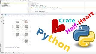 Code Tạo Nửa Hình Trái Tim Bằng Python | Lidager Dev