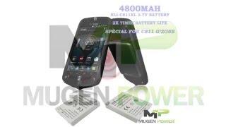 Mugen Power 4800mAh Extended Battery Casio G'zOne C811 4G