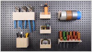 DIY Pegboard Tools Organizer - Better than French Cleats?