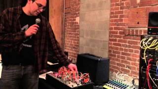 Industrial Music Electronics Demo at Patchwerks Seattle Synth Meet - April 2016