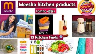 Meesho kitchen haul under Rs.150 | Kitchen finds | Meesho combo offer | Kitchen products haul