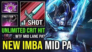 NEW IMBA MID PA First Item Khanda 1 Jump = 1 Delete Unlimited Crit Strike Hit Like a Truck Dota 2