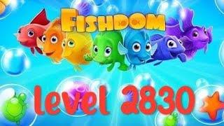 completing level 2830 in fishdom