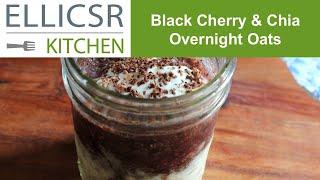 Black Cherry and Chia Overnight Oats