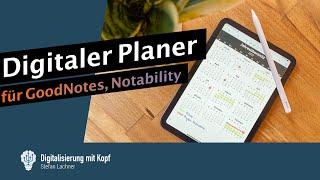 Digitaler Planer 2025 (GoodNotes, Notability): Dieser Planner ändert alles! Perfekte Organisation