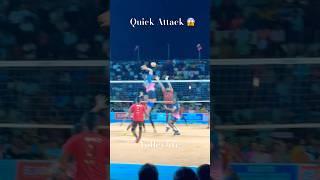 Quick Attack by Fasil  #ajithlalvolleyball #volleyballworld #powerful #spike