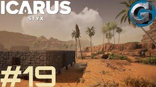 Structures en verre/béton et base dans le désert ! Icarus Styx #19 let's play fr