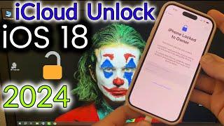 iOS 18 Bypass iCloud Unlock iPhone Activation Lock Removal 2024