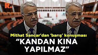 Mithat Sancar'dan uzun süre unutulmayacak 'barış' konuşması