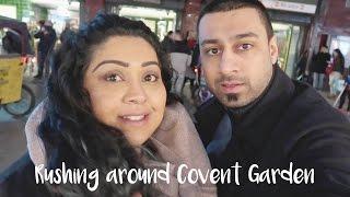 Rushing Around Covent Garden / Nishi V Vlog