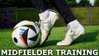 Individual Midfielder Training Session | Drills To Improve Ball Control