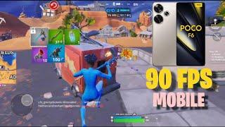 90 FPS Poco F6 Fortnite Mobile Ranked Reload Gameplay (Elite Ranked Fortnite Gameplay)