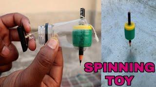 How to make Spinning toy and Bottle Launcher | Homemade Beyblade | Launcher