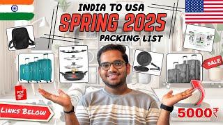 Spring 2025: Best Luggage Deals and Packing Tips for Indian Students Moving to the USA | తెలుగు