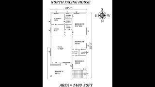 3BHK House plan l Beautiful House plan #engineeringskills #home #construction #houseplan #house