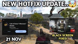 WARZONE MOBILE NEW HOTFIX PATCH UPDATE FIXED HUGE ISSUES