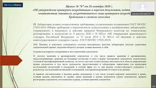 Аккредитация испытательных лабораторий (центров) в национальной системе аккредитации.