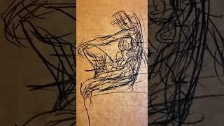 Scribble and draw anatomy figure || Mohan Pugalenthi