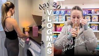 VLOGMAS DAY 20 | pre Christmas clean & B&M shop